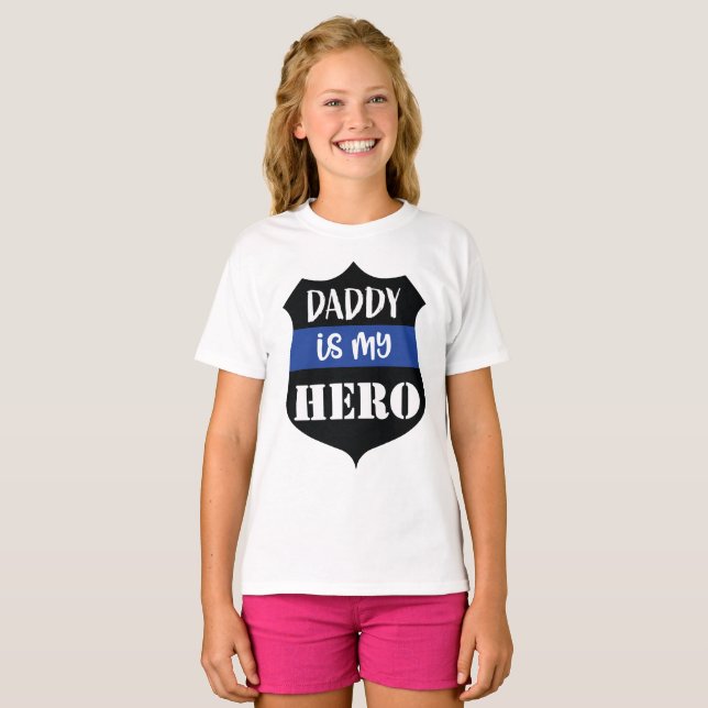 Pai é minha camiseta Hero Girls (Frente Completa)