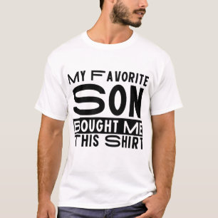Pai engraçada, mãe engraçada Minha camisa de filho