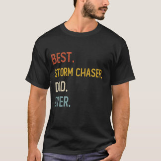 Pai Engraçado Camisa Melhor Pai Chaser De Tempesta