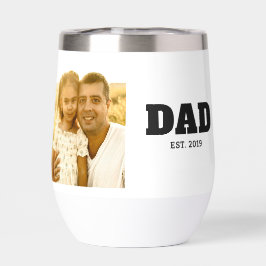 Pai Estabeleceu Foto Negra e Branca Ousada