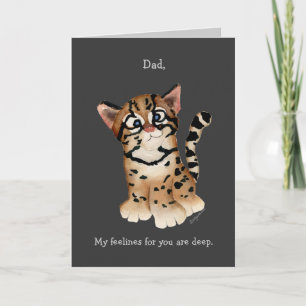 Pai, Eu Te Amo Um Cartão Ocelot
