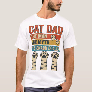 Pai Gato O Revendedor de Lanche Camisa Vintage Ama