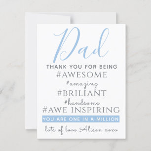 Pai hashtag obrigados por serem um aniversário inc