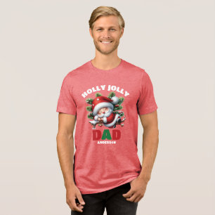 Pai Holly Jolly personalizado Natal