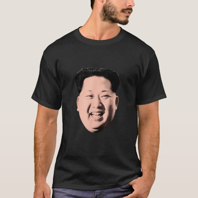 Pai Kim Jong-Un - Engraçado Camisa Novelty (Frente)