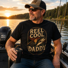 Pai Legal da Bobina Camisa de Pesca de Róbalo Vint