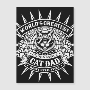 Pai Magnético de Gato de Metal Pesado Mais Alto do
