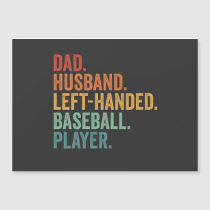 Pai Marido Beisebol Canhoto Lenda