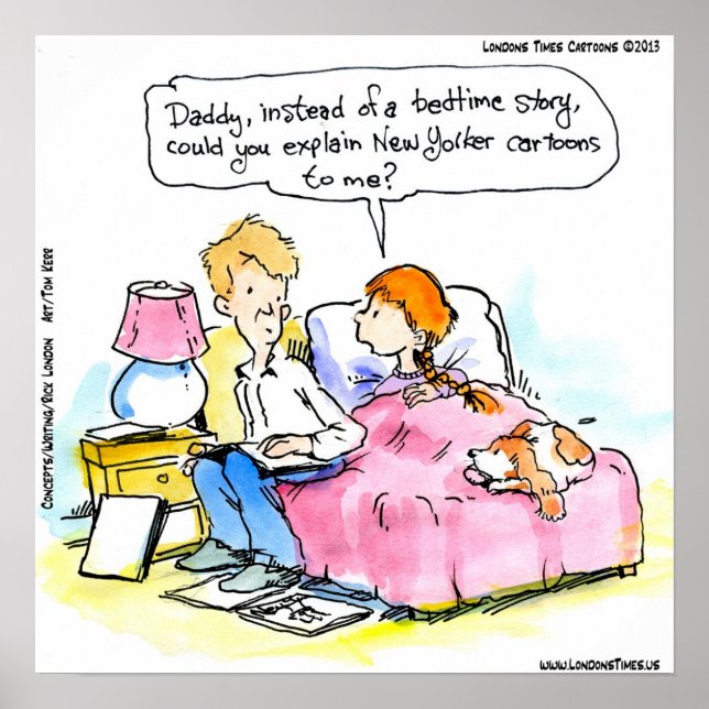 Pai Me Ensina A Ler Poster Engraçado De Sátira (Frente)