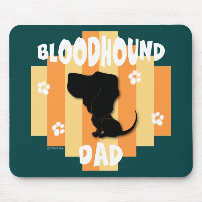 Pai Mousepad do Bloodhound (Frente)