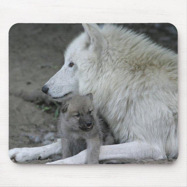 Pai Mousepad do lobo (Frente)