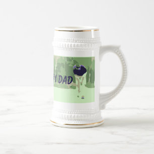 pai nº 1, Caneca de cerveja de cerveja de golfe