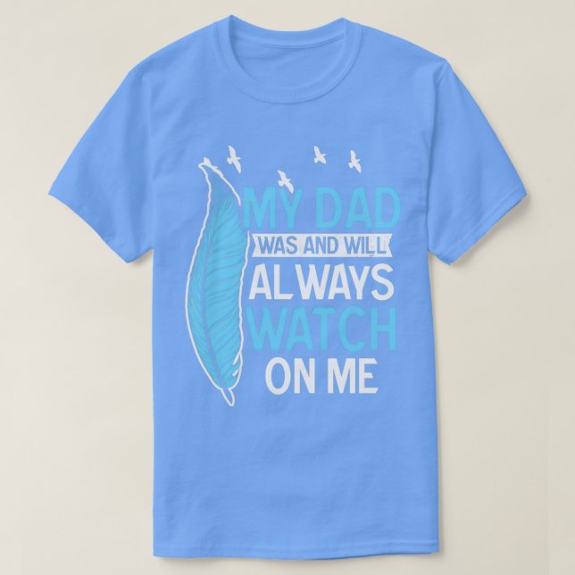 Pai Na Camisa Do Céu Foi E Vai Me Ver Presente (Frente do Design)