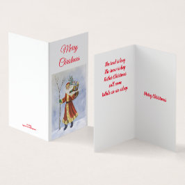 Pai Natal, Andando na arte acrílica da neve