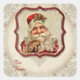 Pai Natal Ho Ho Ho Papais noeis Etiquetas de Natal