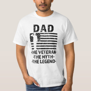 Pai o veterano o mito a camisa das forças armadas