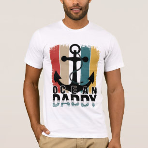 Pai oceânico Camiseta legal Beach Vibes para o m