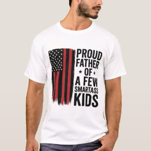 Pai Orgulhoso de Alguns Filhos Sabichões Camisa Pa