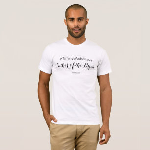 Pai Personalizado da Camiseta Noiva do Set