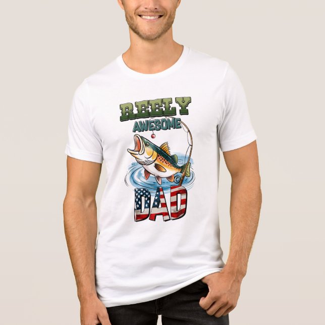Pai Realmente Incrível - Pesca Edição T-Shirt (Frente)