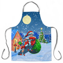 Pai Skateboard Santa Claus Engraçado