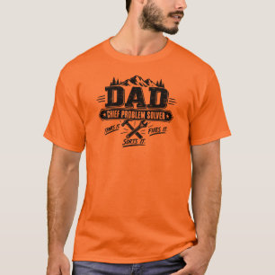 Pai - Solucionador de Problemas Chefe - Camiseta