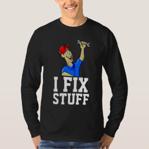 PAI T-Shirts 'I FIX COISAS" Camisetas de Handyman
