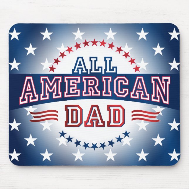 Pai Todo-Americano Mousepad (Frente)