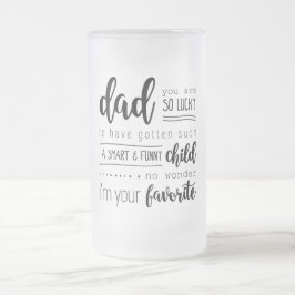 pai você é caneca tão afortunada para o pai do