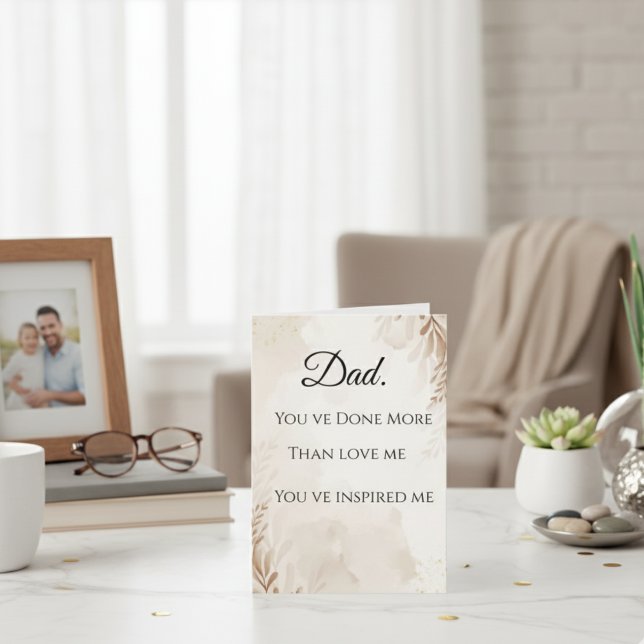 Pai, Você É Mais Único Cartão de Saudação Dora (Criador carregado)