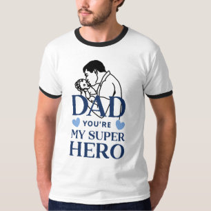 Pai Você É Minha Camiseta de Super-Herói