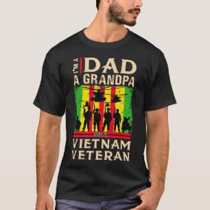 Pai Vovô Vietnã Camisas Veteranas Veteranos pais v