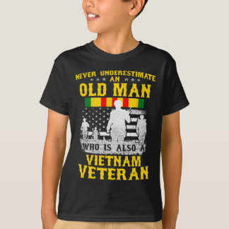 Pai Vovô Vietnã Vintage Camisas Veteranas