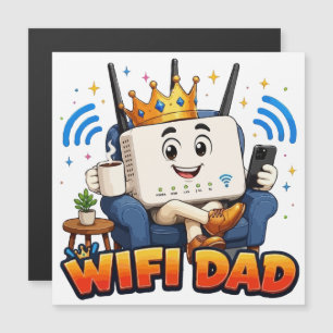 Pai WIFI Personagem de Roteador Divertido