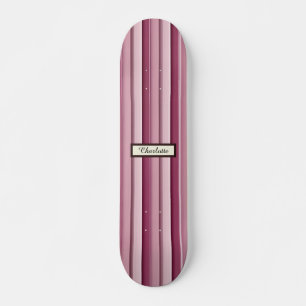 Painéis de skate de faixas de Mauve Rosa Personali