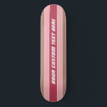 Painéis de skate de texto personalizado com padrão<br><div class="desc">Altere o campo de texto para o que deseja. Você também pode alterar a fonte e seu tamanho e cor usando a função "Personalizar",  bem como adicionar mais campos de texto,  se desejar. Veja na minha loja mais itens com este design e opções de cores.</div>