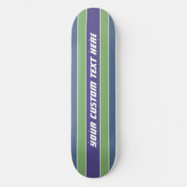 Painéis de skate de texto personalizado com padrão