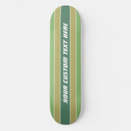 Painéis de skate de texto personalizado com padrão