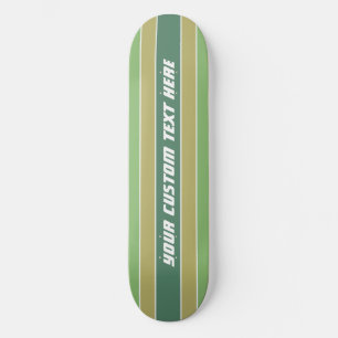 Painéis de skate de texto personalizado com padrão