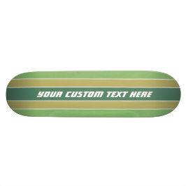 Painéis de skate de texto personalizado com padrão