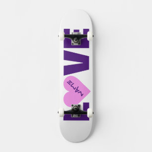 Painéis de skate personalizados de Namorados de Co