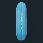 Painéis de skate personalizados de padrão<br><div class="desc">Altere o campo de texto para o que deseja. Você também pode alterar a fonte e seu tamanho e cor usando a função "Personalizar",  bem como adicionar mais campos de texto,  se desejar. Veja na minha loja mais itens com este design e opções de cores.</div>