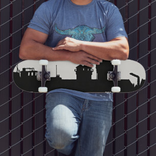 Painéis de skate Urbanos - Arte Branca e Negra