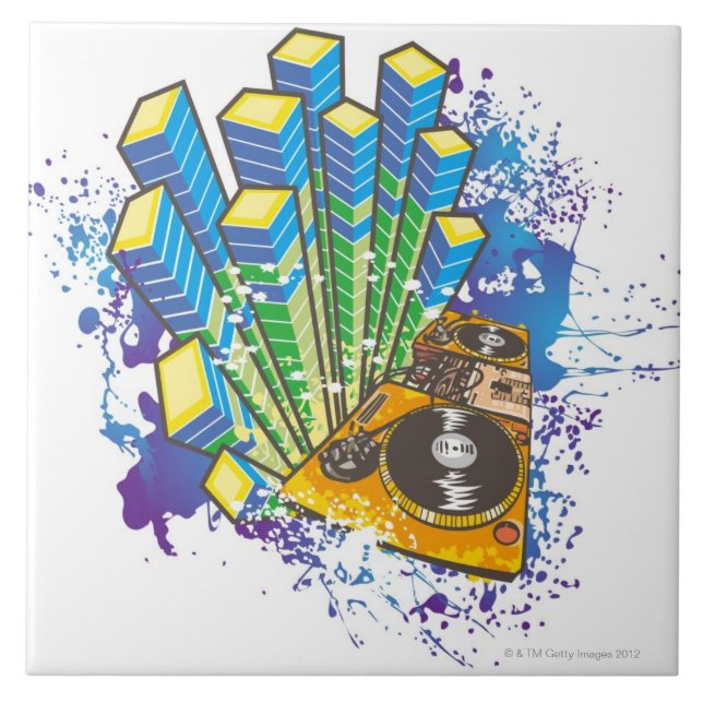 Painel de controle do DJ (Frente)