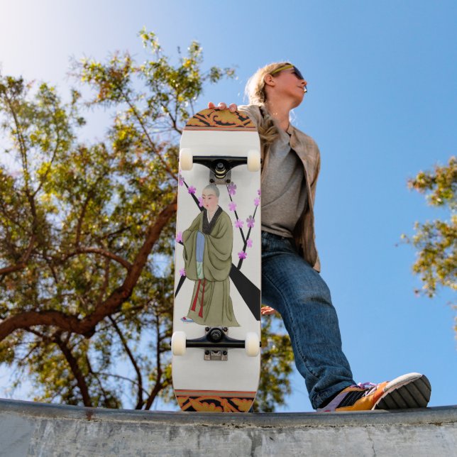 Painel de Skate Monk Budista (Ao ar livre 1)