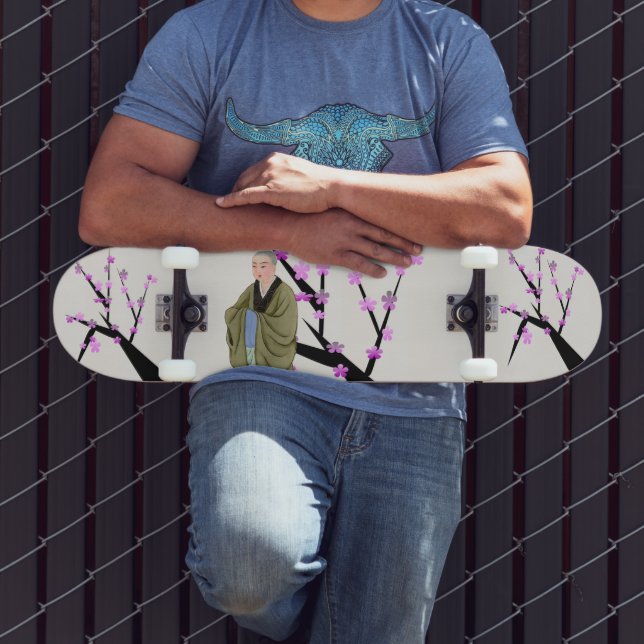 Painel de Skate Monk Budista (Ao ar livre 3)