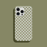 Painel de Verificação de Padrão Verificado Verde S<br><div class="desc">Capas de iphone da placa de verificação de padrão com verificação verde de sábado</div>