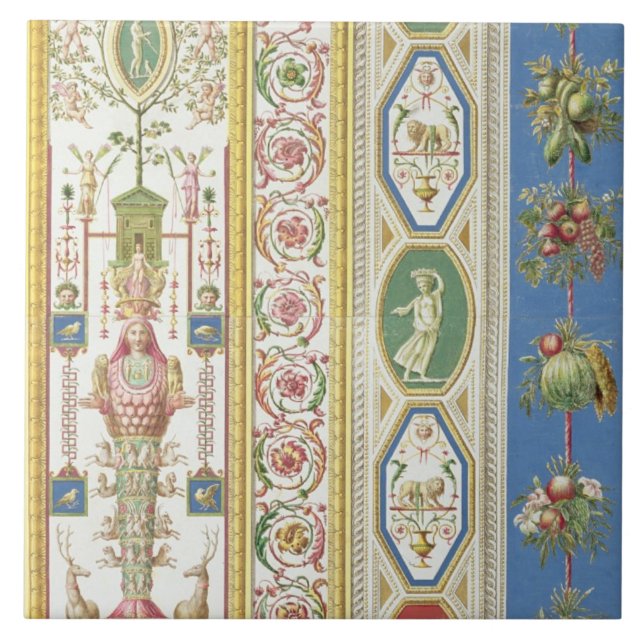 Painel do Loggia de Raphael no vaticano, engr (Frente)