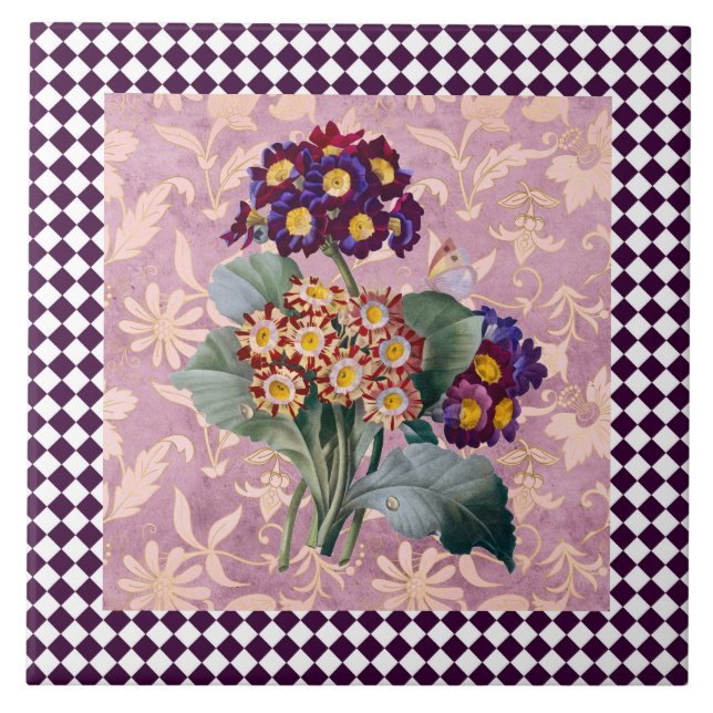 Painel Flor do Vintage Harlequin Garden (Frente)