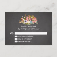 PAINEL FLORAL | ENCLOSURE RSVP DE CASAMENTO